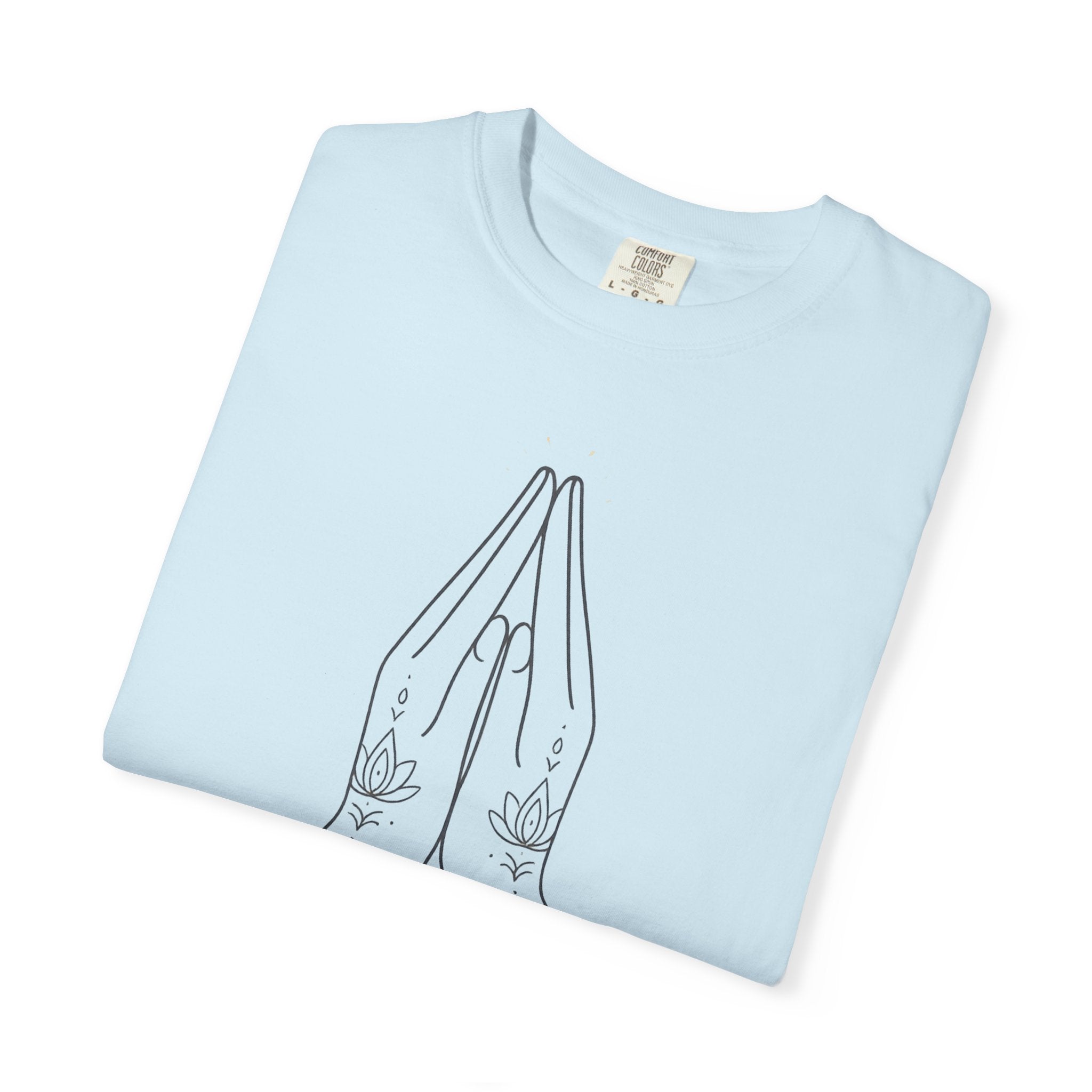 Yoga Namaste Praying Shirt – Unisex Spiritual Hands Henna Tattoo Tees