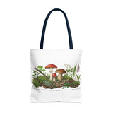Vintage Mushroom Wildflower Specimen Study Tote Bag