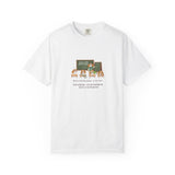 Beagle Pickleball Classroom Cartoon T-shirt | Dog Teacher Paw School Design