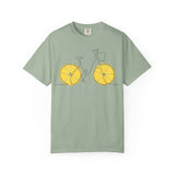 Lemon Wheel Bicycle T-shirt | Citrus Bike Graphic Tee