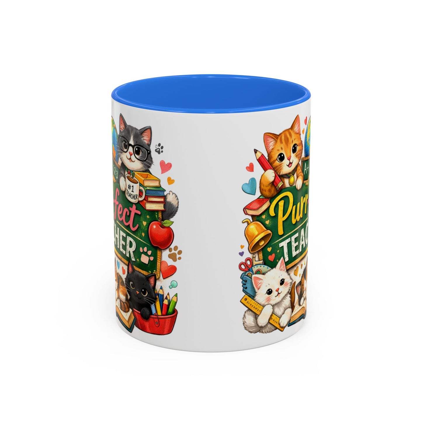 Purr-fect Teacher Mug | Cat Classroom Design, 11oz or 15oz