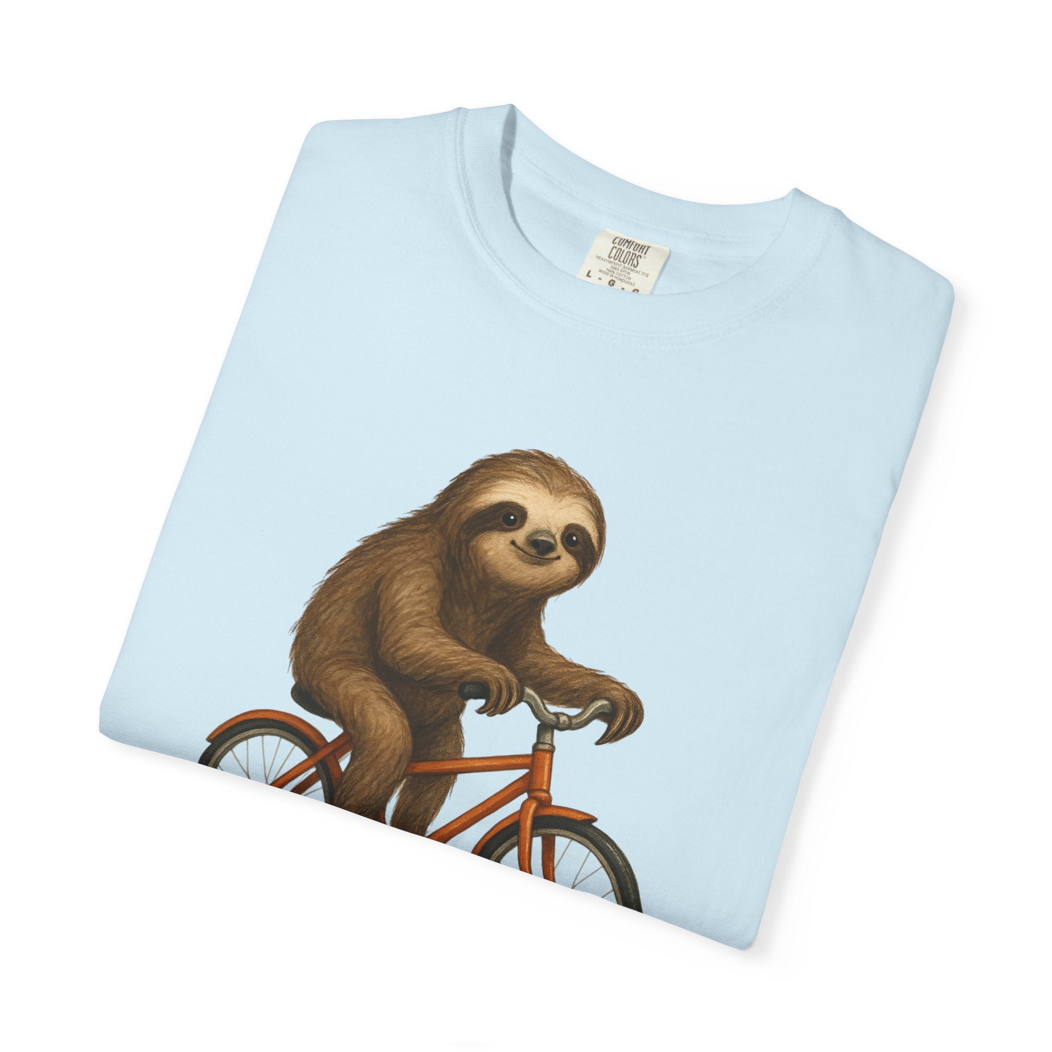 Sloth Bicycle Shirt – Funny Riding Bike Illustration Tees for Cycling Lover