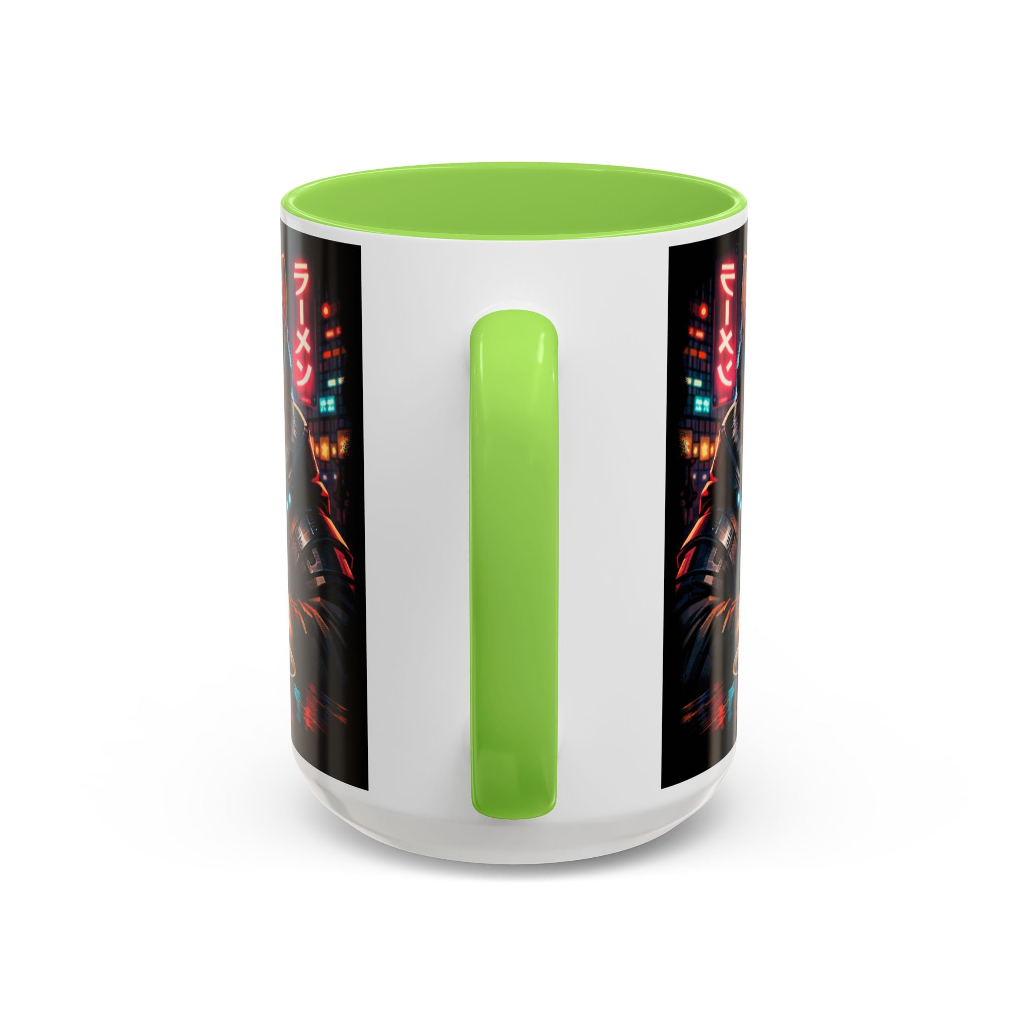 Cyberpunk Sushi Cat Mug | 11oz 15oz Ceramic Coffee Cup