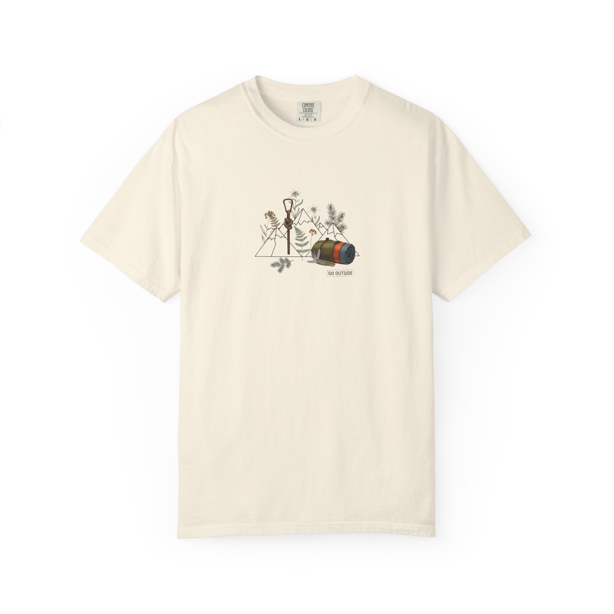 Mountains Camping Outdoors Tee | Adventure Gear Graphic T-Shirt