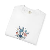 Wildflower Bouquet T-Shirt | Centered Floral Illustration, Daisies & Roses