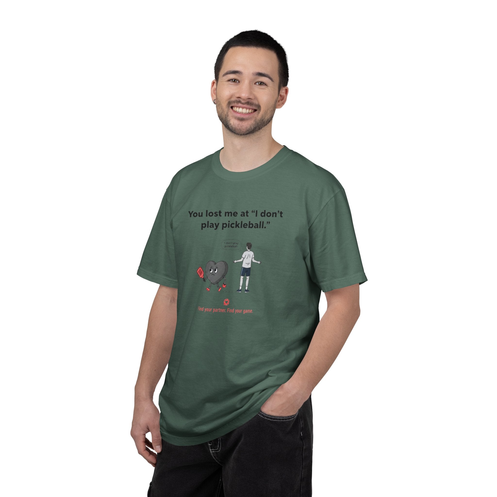 I Don't Play Pickleball Unisex Garment-Dyed T-shirt