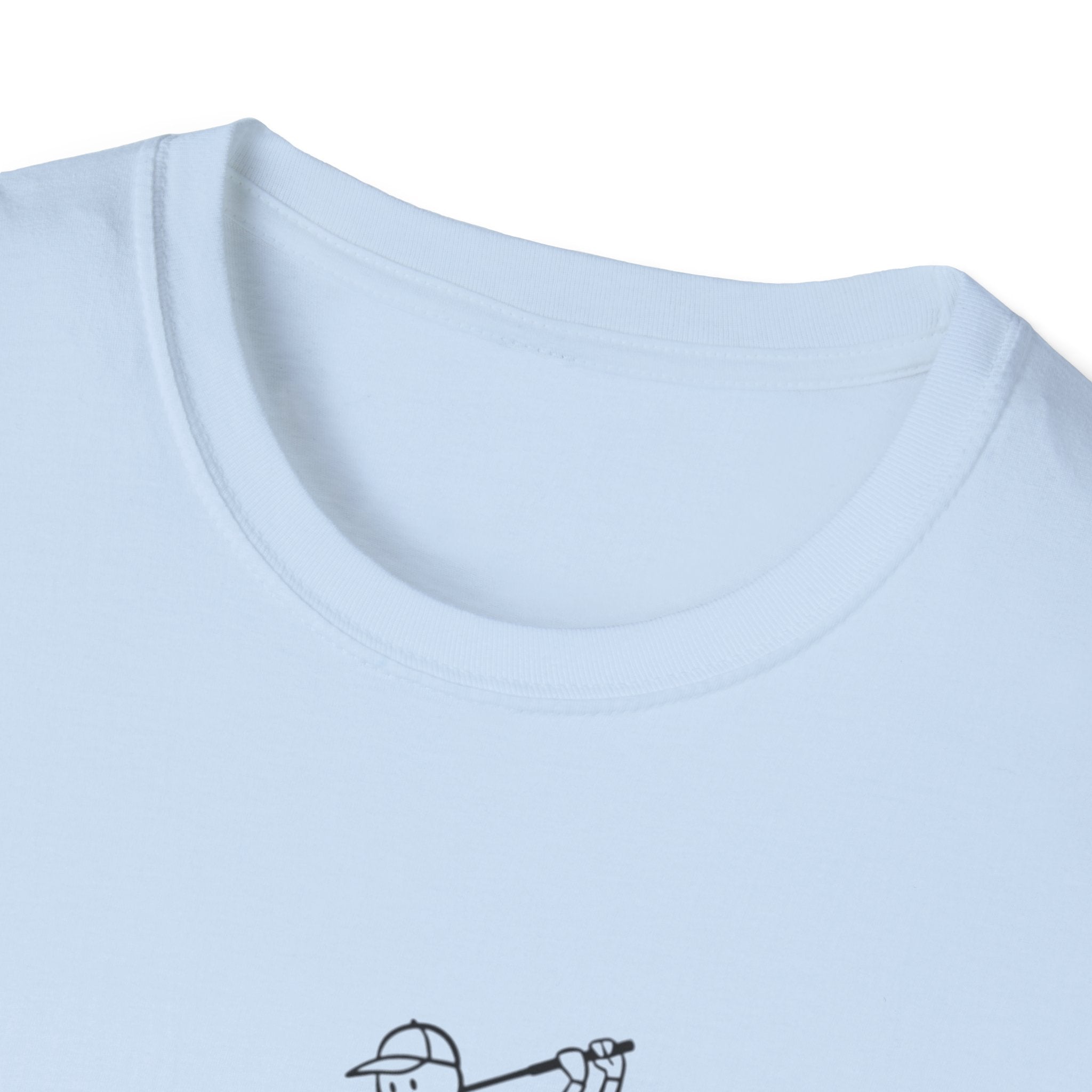 Timmy "The Wind-Stopper" McPar Stickman Golf Tee | T-Shirt