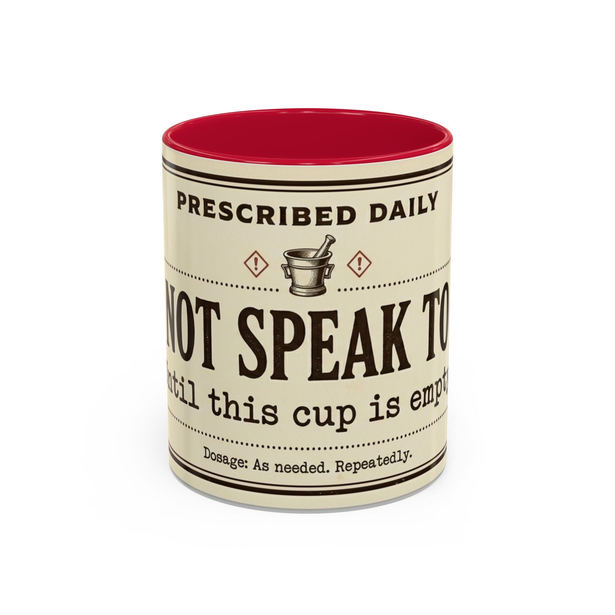 Do Not Speak To Me Mug | Prescription Coffee Mug, Funny Morning Quote