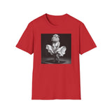 Capybara Blonde. Dress Pose T-Shirt | Retro Black & White Illustration