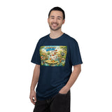 Silly Goose Dinks Cartoon Goose T-Shirt | Vintage Picnic Pond Illustration
