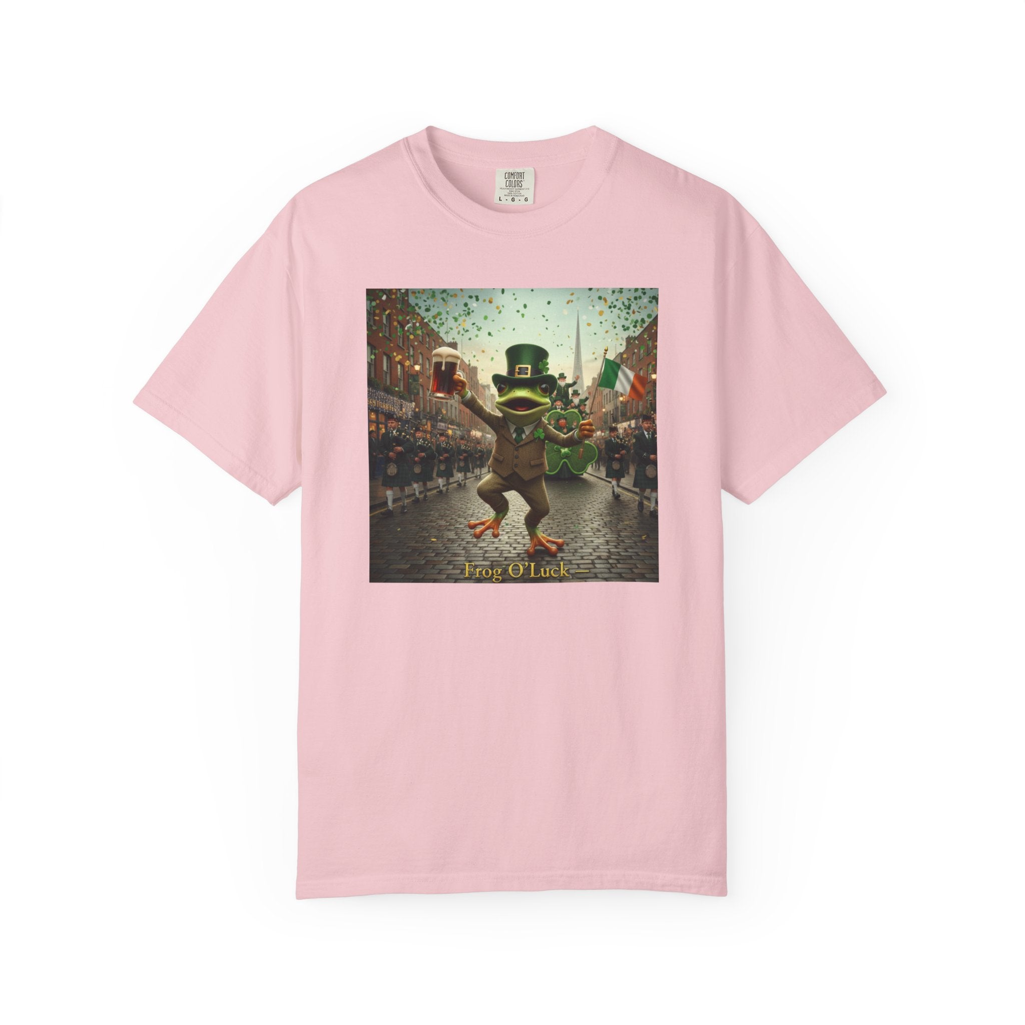 Irish Frog Unisex Garment-Dyed T-shirt