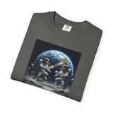 Gator Lunar Pickleball  T-shirt | Earth Background, Spacewalk Illustration