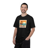 Capybara Patrol Sunset Surfing Capybara T-Shirt | Retro Beach Vibes