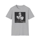 Capybara Blonde. Dress Pose T-Shirt | Retro Black & White Illustration