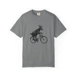 Goat Riding Bicycle T-shirt | Funny Animal Bike Tee