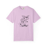 Skateboarding Moose T-shirt | Skateboard Cartoon Graphic Tee