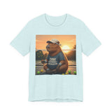 Dink Responsibly Pickleball Capybara Tee | Funny Animal Sports Art