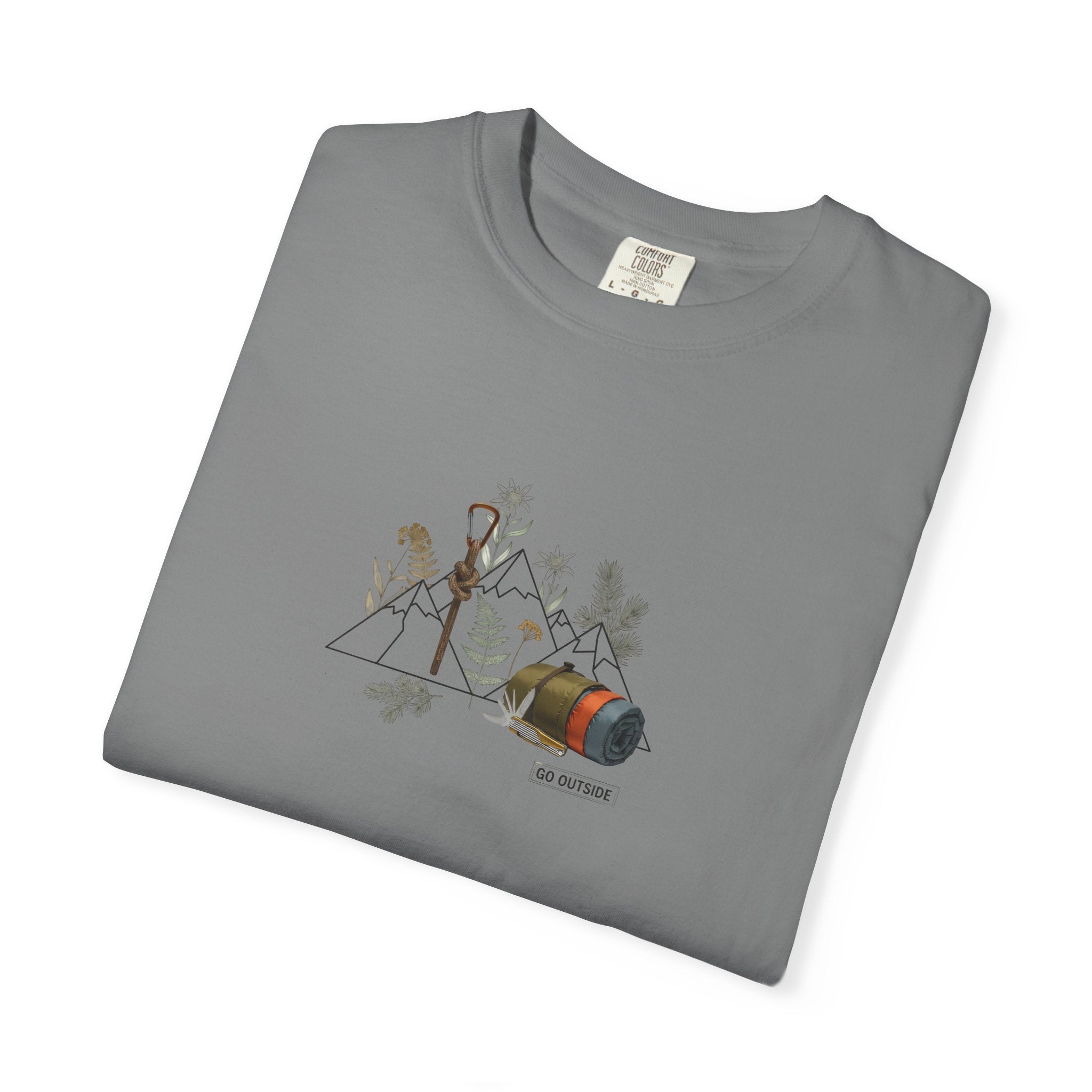Mountains Camping Outdoors Tee | Adventure Gear Graphic T-Shirt