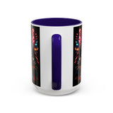 Cyberpunk Sushi Cat Mug | 11oz 15oz Ceramic Coffee Cup