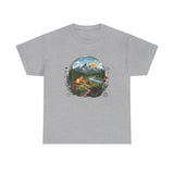 Mountain Camping Adventure T-Shirt | Outdoor Nature Hiking Tee | Wilderness Tent Graphic Shirt | Gift for Hiker Camper |
