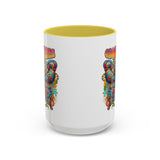 Groovy Mama Butterfly Mug | Retro Psychedelic Floral Design