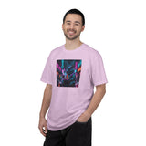 Neon Cyberpunk Capybara Cityscape T-Shirt | Futuristic Night Street Art
