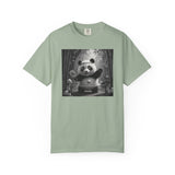 Panda Pickleball Bamboo Forest T-Shirt | Monochrome Kawaii Sports Decor