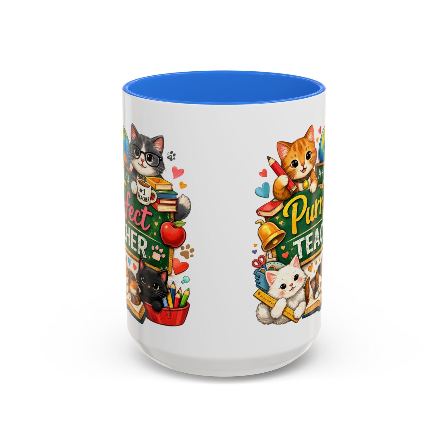 Purr-fect Teacher Mug | Cat Classroom Design, 11oz or 15oz