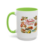 Nonna Holiday mug | Italian grandma kitchen design, vintage food icons