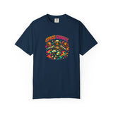 Space Groovy Astronaut T-shirt | Retro Psychedelic Space Art
