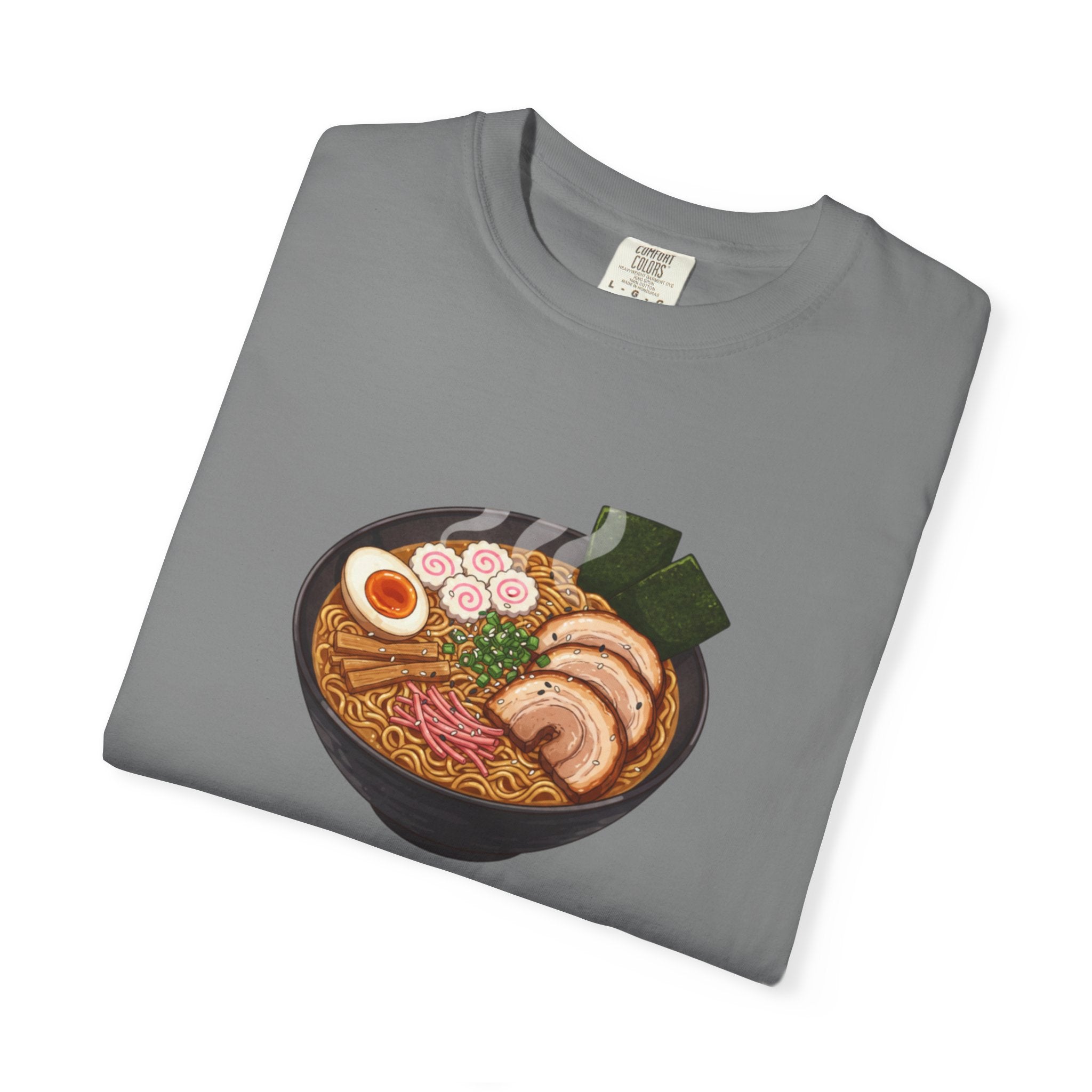 Ramen Bowl Illustration T-shirt | Cute Noodle Soup Graphic