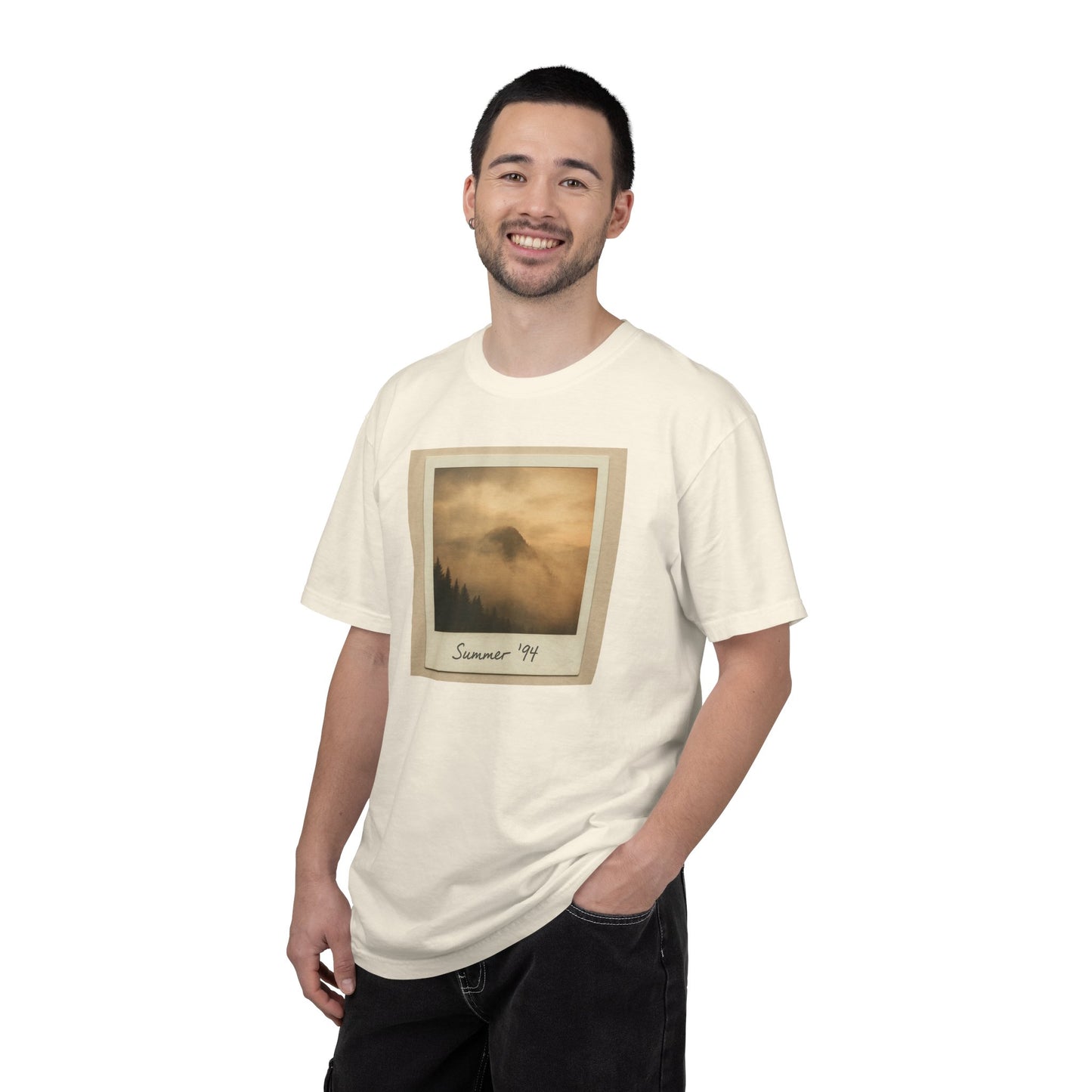 Vintage Polaroid Mountain Photo T-Shirt | Summer '94