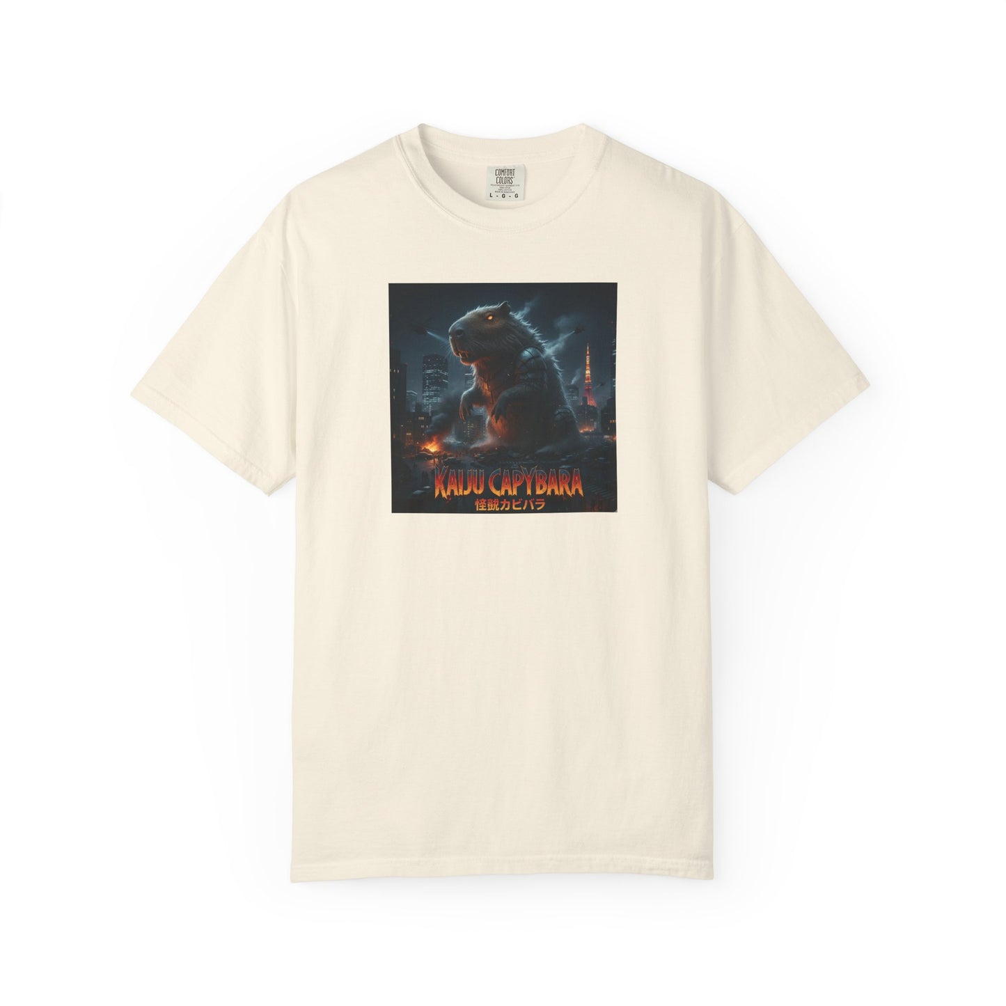 Kaiju Capybara T-shirt | Giant Monster Rodent Graphic Tee