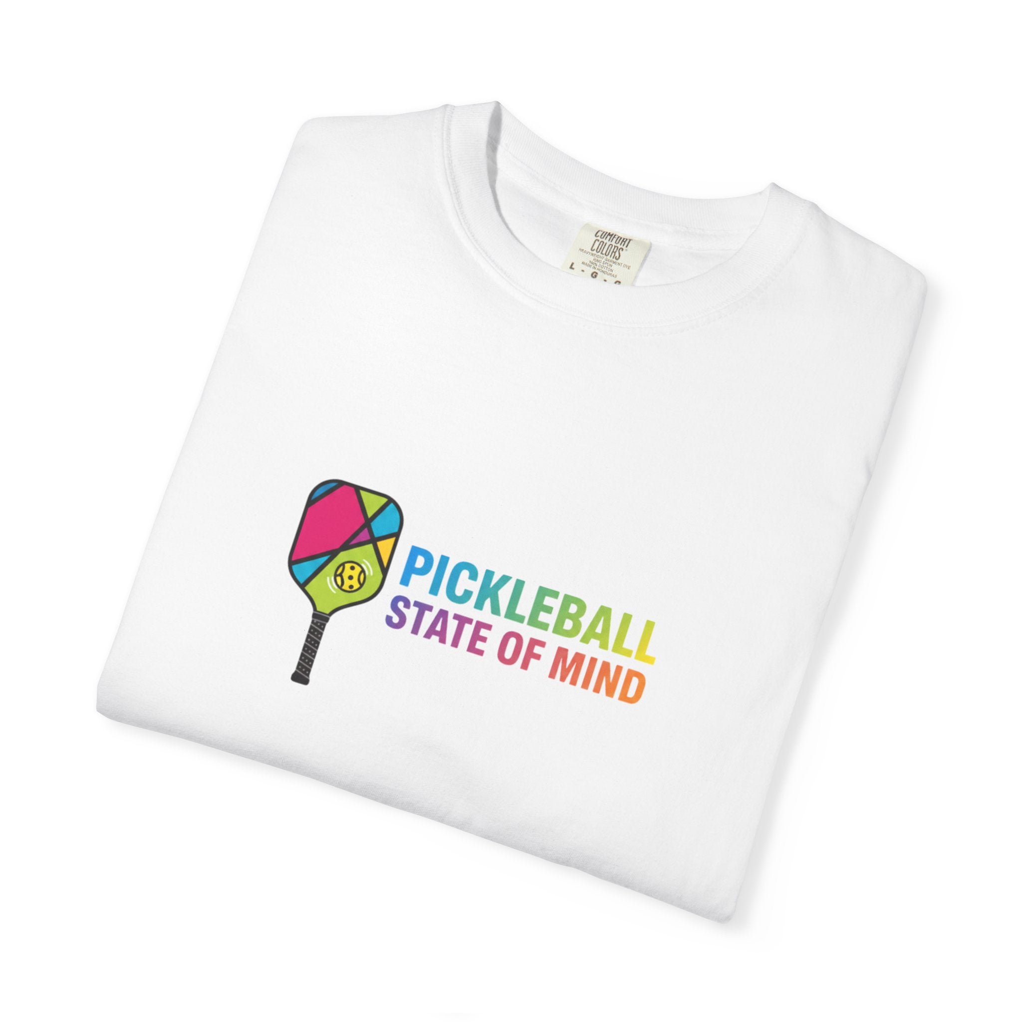 Pickleball State of Mind T-shirt | Colorful Paddle Graphic