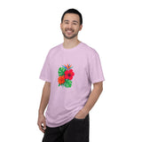 Tropical Hibiscus Floral Tee | Monstera Leaves, Bird of Paradise
