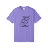 Skateboarding Moose T-shirt | Skateboard Cartoon Graphic Tee