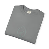 Minimal Green Leaf icon T-Shirt | Eco Nature Graphic Tee