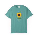 Sunflower Graphic T-shirt | Minimal Floral Tee