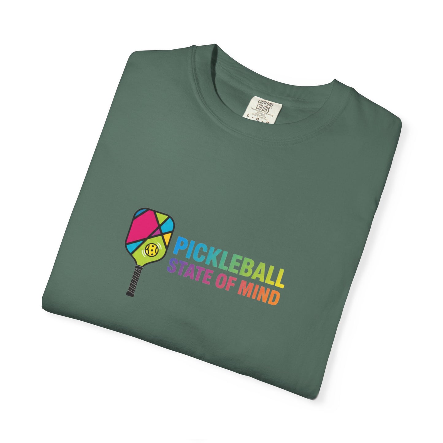 Pickleball State of Mind T-shirt | Colorful Paddle Graphic