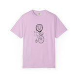 Lion Riding Vintage Penny-farthing Bike T-shirt