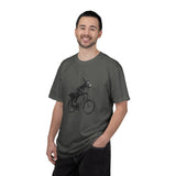 Goat Riding Bicycle T-shirt | Funny Animal Bike Tee