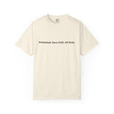 Pickleball: Zero Chill, All Dink T-Shirt | Pickleball Tee, Sport Court Shirt
