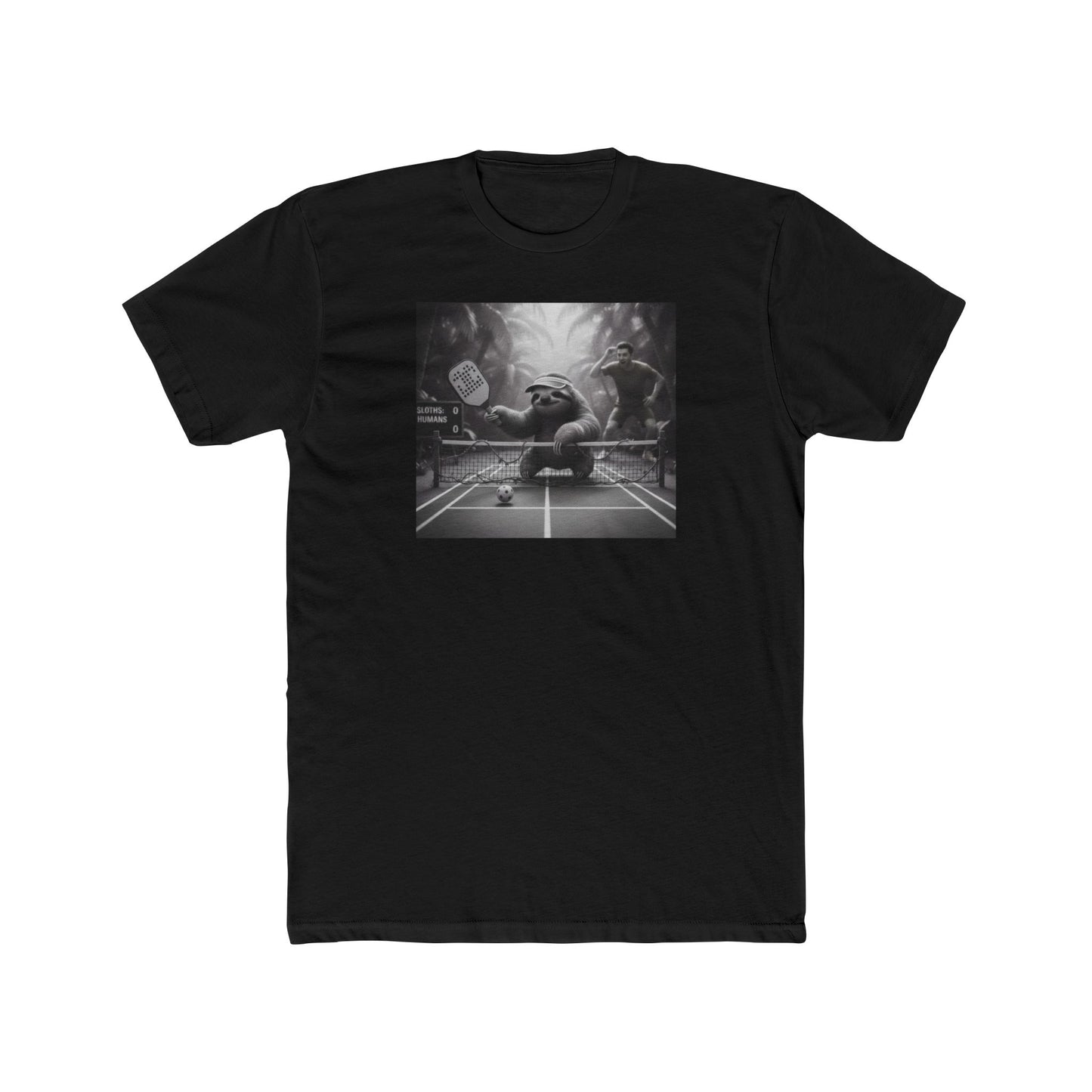 Dink-Shot Sloth Pickleball Tee | Slow-Motion Sportswear Parody