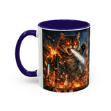 Catzilla Tokyo Cityscape Mug | Color Interior 11oz 15oz
