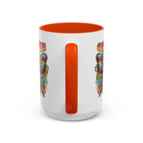 Groovy Mama Butterfly Mug | Retro Psychedelic Floral Design
