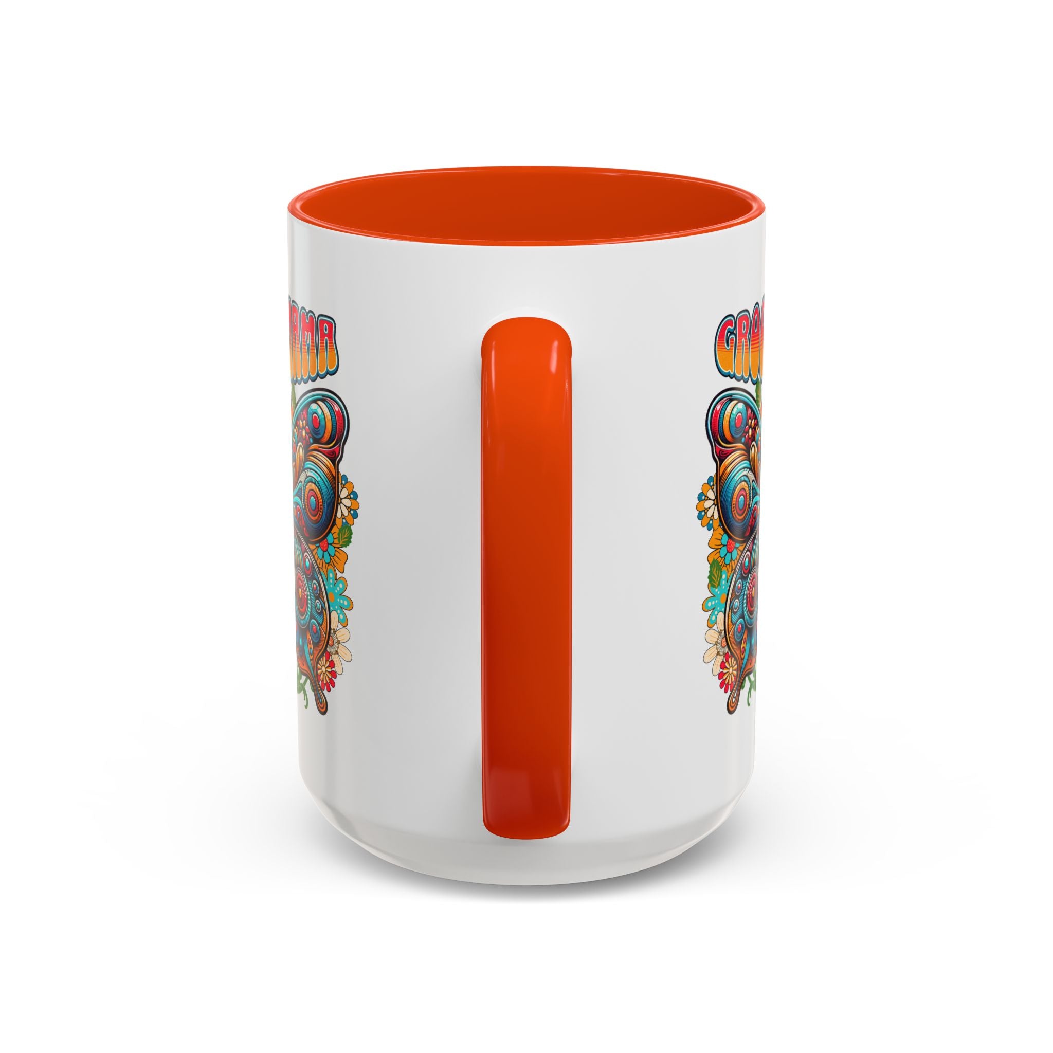 Groovy Mama Butterfly Mug | Retro Psychedelic Floral Design