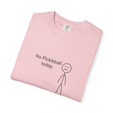 No Pickleball Today T-shirt | Stick Figure Funny Pickleball Shirt