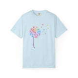 Rainbow Dandelion Tee | T-Shirt, Colorful Seed Puff Design