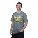 Silly Goose Dinks Cartoon Goose T-Shirt | Vintage Picnic Pond Illustration