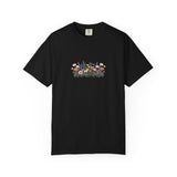 Wildflower Meadow watercolor floral design T-shirt | botanical garden tee